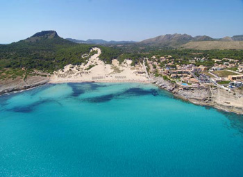 angeltourenmallorca.de bootausfluge nach Cala Mesquida auf Mallorca