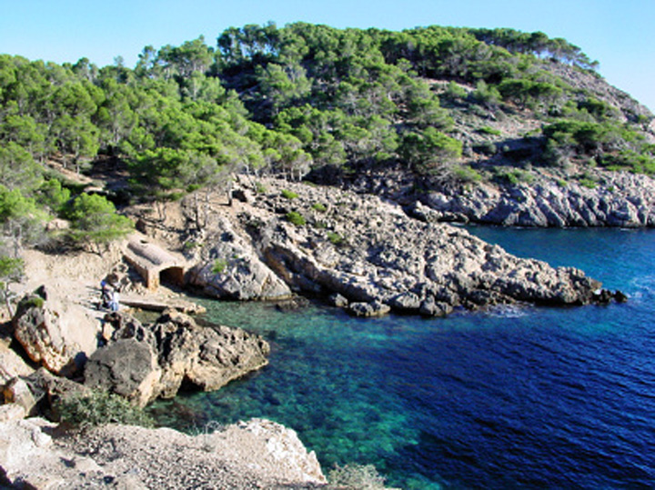 angeltourenmallorca.de bootausfluge nach Cala Monje auf Mallorca