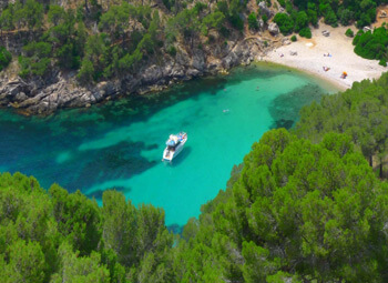 angeltourenmallorca.de bootausfluge nach Cala Murta auf Mallorca