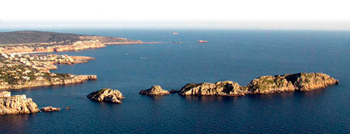 angeltourenmallorca.de bootausfluge nach inseln Malgrats auf Mallorca